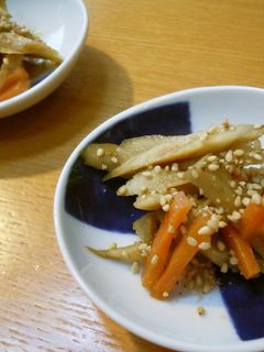 【砂糖不使用・減塩】きんぴらごぼう-レシピのメイン写真