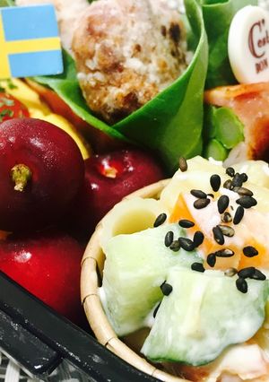 運動会予備日の☆ふわオムレツ弁当☆-レシピのメイン写真