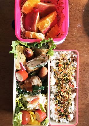 春巻きのお弁当-レシピのメイン写真