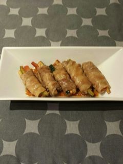 ズッキーニの豚バラ巻き-レシピのメイン写真