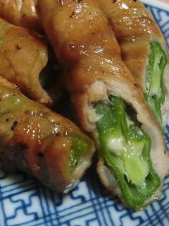 オクラの豚肉巻き-レシピのメイン写真
