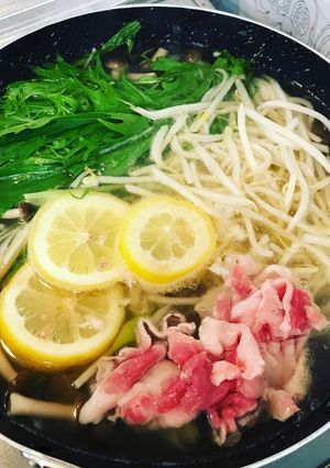 安ーく、お家で塩レモン鍋-レシピのメイン写真
