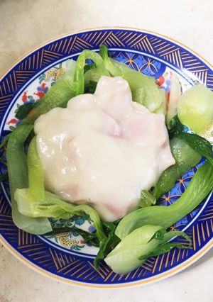 青梗菜 豆乳クリームソース!-レシピのメイン写真