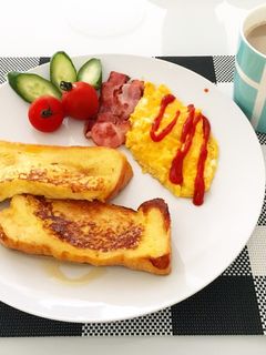 簡単豪華朝食♬ふわとろフレンチトースト★-レシピのメイン写真