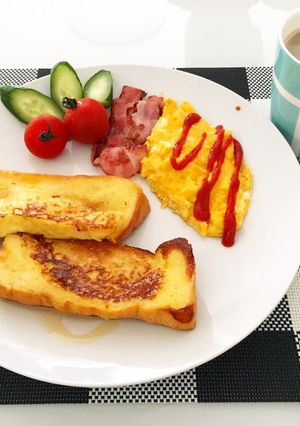 簡単豪華朝食♬ふわとろフレンチトースト★-レシピのメイン写真