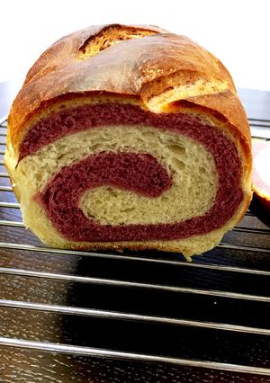 【時短パン】湯種リッチぐるぐる食パン-レシピのメイン写真