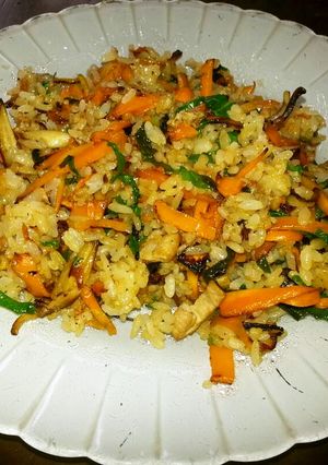 人参の炒めご飯-レシピのメイン写真