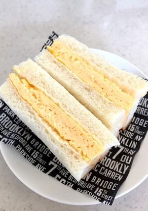 朝食に！端まで美味しい♡オムレツサンド-レシピのメイン写真