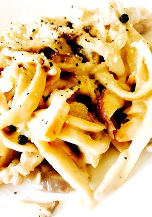 糖質制限☆エリンギ麺のクリームパスタ風-レシピのメイン写真
