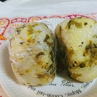 たかなおにぎりページ セブン-イレブン 高菜の野菜シートで巻いた高菜と明太子おむすび