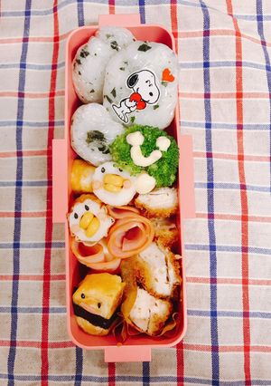 食欲ない 女子高校生キャラ弁当☆66-レシピのメイン写真
