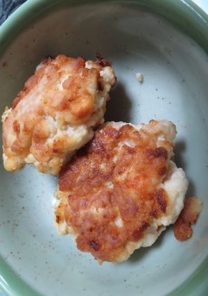 海老と鶏ひき肉のお焼き-レシピのメイン写真