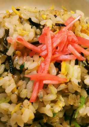 しらすとしそ昆布の和風チャーハン-レシピのメイン写真