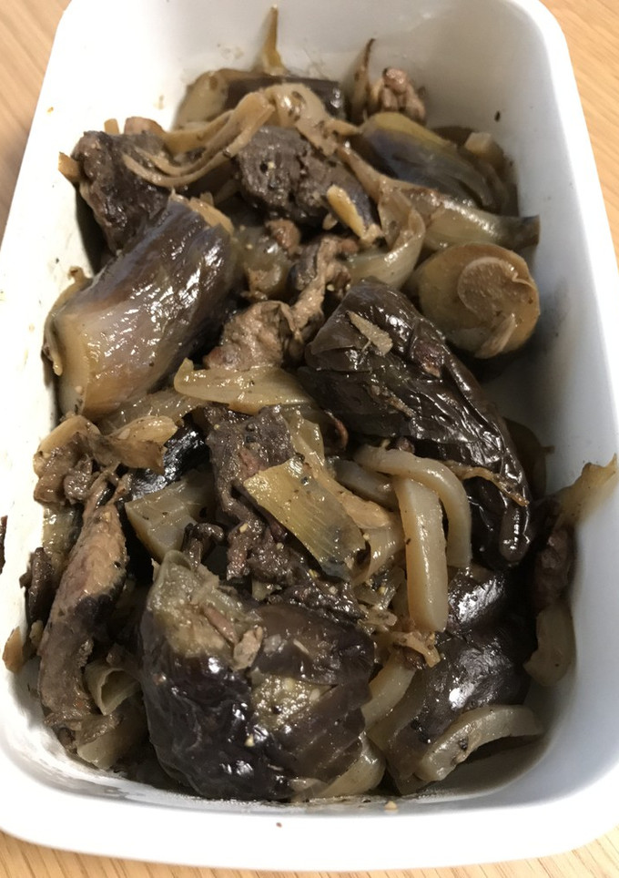 なすとマグロ血合いのショウガ煮-レシピのメイン写真