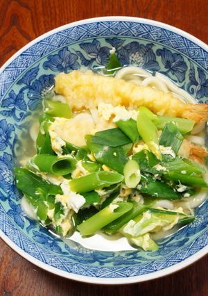 えび天・九条ねぎたっぷりうどん-レシピのメイン写真