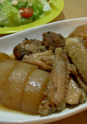大根と手羽を炊いたん♪-レシピのメイン写真