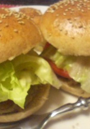 ごぼうとれんこんのハンバーガー-レシピのメイン写真