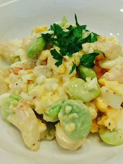 そら豆とえびのスイチリマヨサラダ-レシピのメイン写真