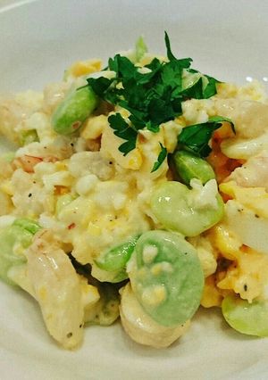 そら豆とえびのスイチリマヨサラダ-レシピのメイン写真
