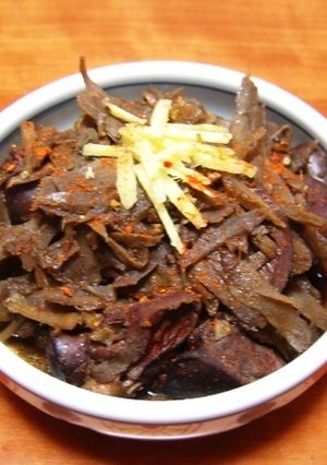 鶏レバとささがきごぼうの佃煮-レシピのメイン写真