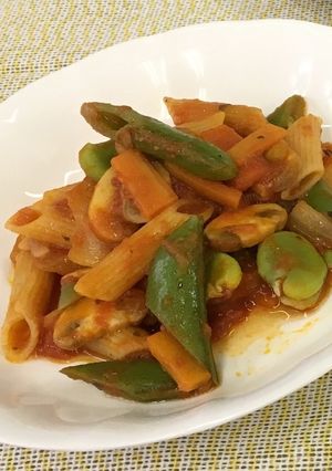 春野菜のペンネ〈やよい会〉-レシピのメイン写真