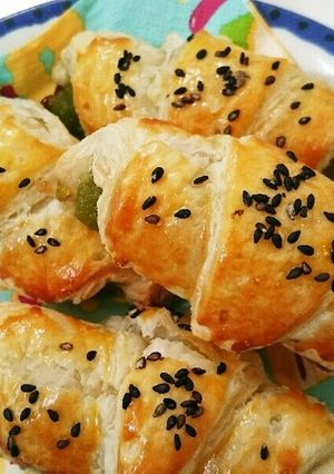 ずんだあんチーズクロワッサン♪-レシピのメイン写真
