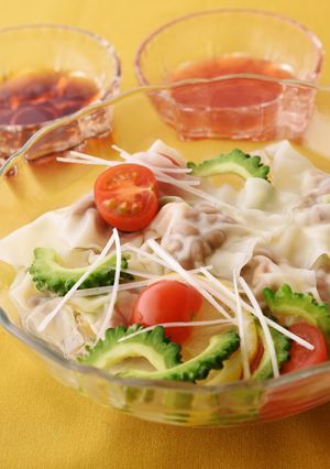 納豆と海老アボカドの冷やしワンタン-レシピのメイン写真