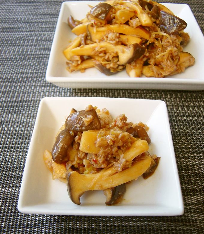 麻婆シリーズ（2）麻婆エリンギ。 by つかぽん。 【クックパッド