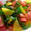簡単☆トマトと大葉の夏野菜彩りサラダ