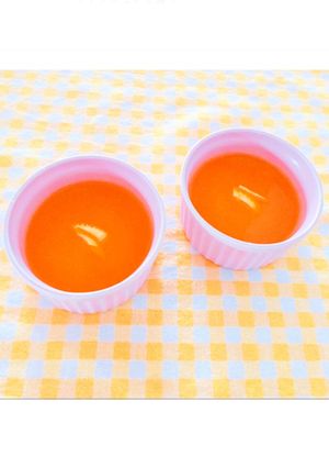 ひんやりぷるるんオレンジゼリー♬-レシピのメイン写真