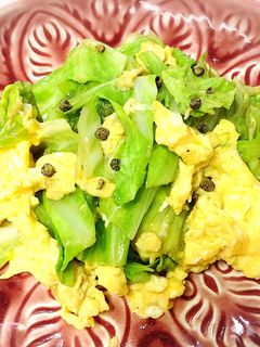 キャベツと卵のクミンパウダー炒め-レシピのメイン写真