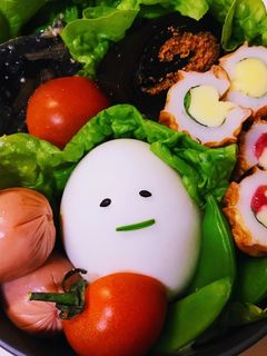 ちくわ梅しそチーズ巻き♪お弁当♪-レシピのメイン写真