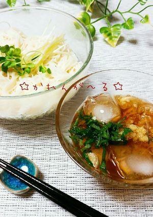 薬味が決め手☆冷やしそうめん☆-レシピのメイン写真