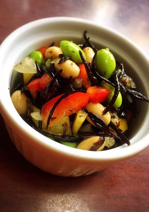 ひじきと豆のダイエットサラダ-レシピのメイン写真