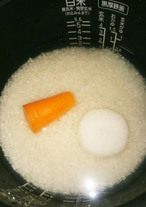 茹でるより簡単！離乳食に炊飯器蒸し野菜♪-レシピのメイン写真