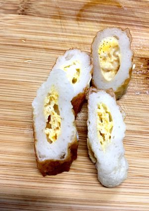 節約！お弁当に竹輪の中に卵焼き！-レシピのメイン写真