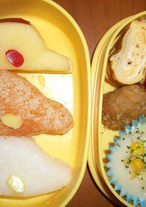 まめゴマ弁当（キャラ弁）-レシピのメイン写真