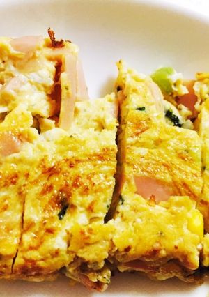 キャラ弁の残り物達で卵焼き☆-レシピのメイン写真