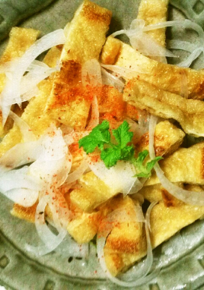 新玉ねぎと焼き油揚げ-レシピのメイン写真