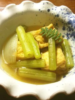 蕗と厚揚げの煮物-レシピのメイン写真