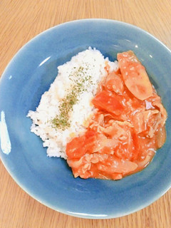 トマト缶と豚こま肉で♡簡単ハヤシライス-レシピのメイン写真