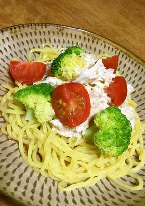 豆腐とツナのサラダ冷麺-レシピのメイン写真