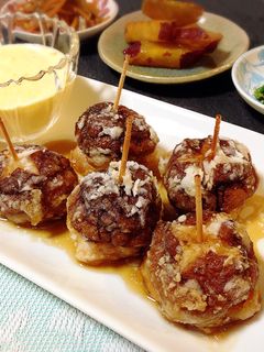 しいたけの鶏もも肉詰め*チキン南蛮風-レシピのメイン写真