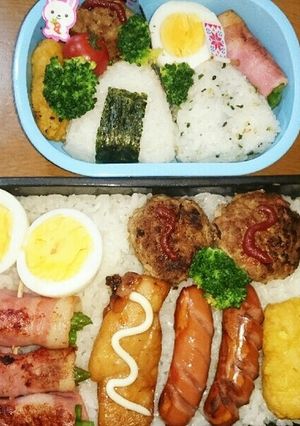今日も旦那弁、幼稚園弁531-レシピのメイン写真