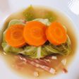 豆腐でヘルシー♪ロールキャベツコンソメ味