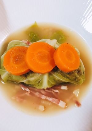 豆腐でヘルシー♪ロールキャベツコンソメ味-レシピのメイン写真
