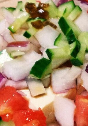 サムライ特製野菜モリモリ冷奴❤-レシピのメイン写真