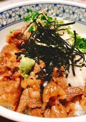 牛肉の山かけ丼-レシピのメイン写真
