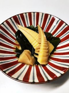 筍とワカメの煮物(若竹煮)-レシピのメイン写真
