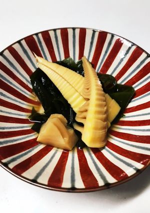 筍とワカメの煮物（若竹煮）-レシピのメイン写真